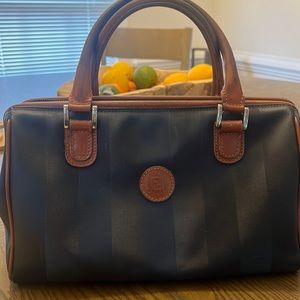 Vintage FENDI Black Stripe Mini Bag